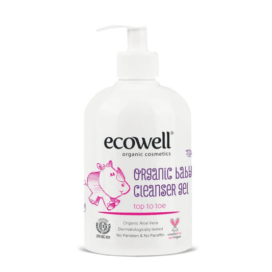 Ecowell Luomu Vauvan & Lasten Puhdistusgeeli (500 ml)