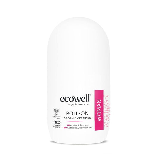 Ecowell Luomu Roll-on Naiselle (75 ml)