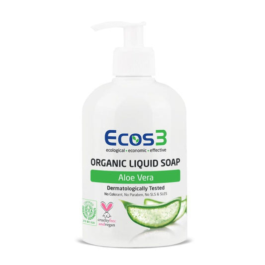 Ecos3 Organic Liquid Soap - ALOE VERA (500 ml)