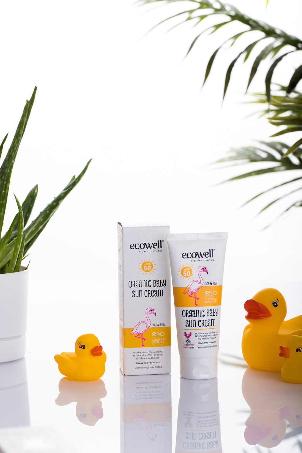 Ecowell Organic Baby & Kids Sun Cream 50 SPF (110 gr)